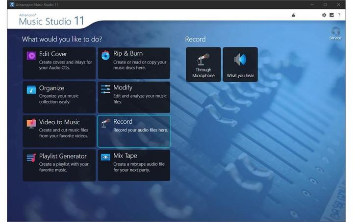Produktbild Ashampoo Music Studio 11 ESD, Vollversion, 1 PC, Lizenzform: ESD (1 User, unbegrenzt)