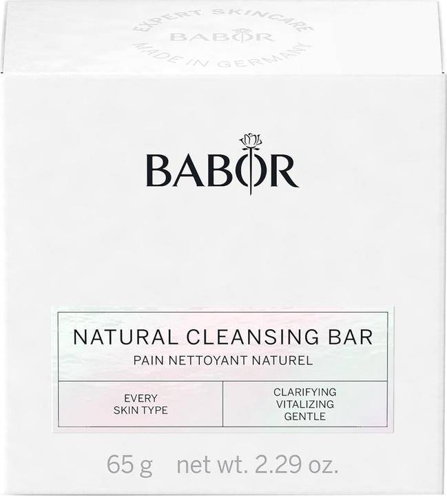 Image du produit Babor Natural Cleansing Bar solide (Chiffons de nettoyage, 65 ml)