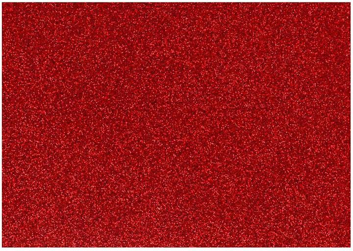 Actual product image Creativ Company Opstrijkfolie Glitter Rood, A5