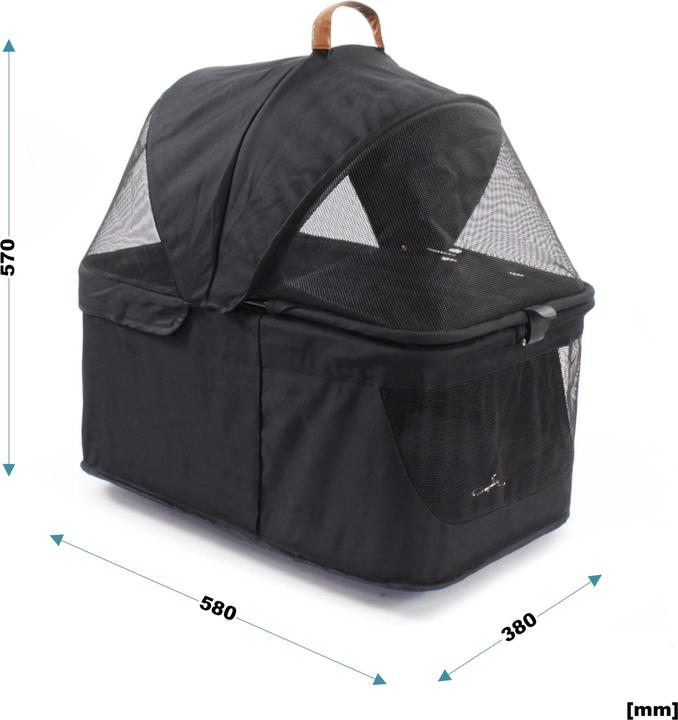 Actual product image Fudajo 2in1 Hundewagen (Dog, Breathable, Foldable)