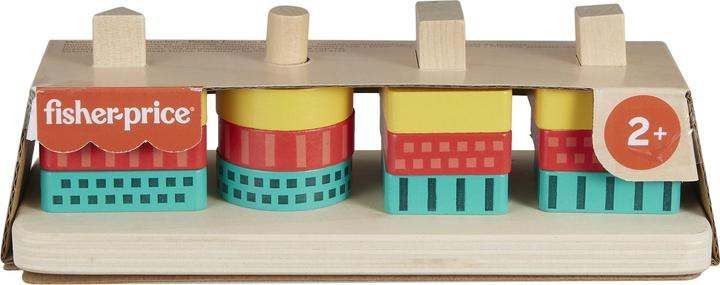 Produktbild Fisher-Price Buntes Holz-Stapelspielset