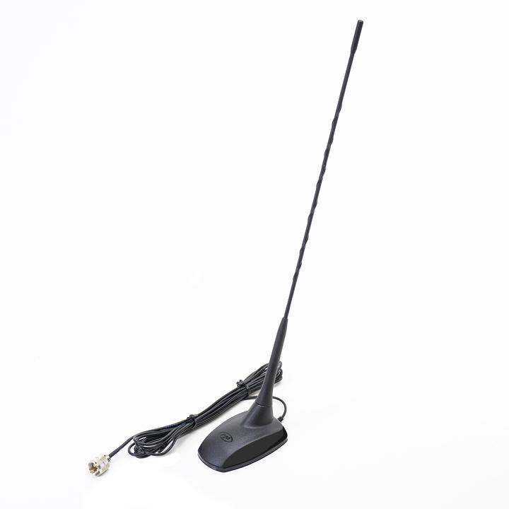 PNI Antenne CB Extra 48, aimant inclus, 45 cm, 26-30 MHz, 150 W, TOS 1,0, fibre optique