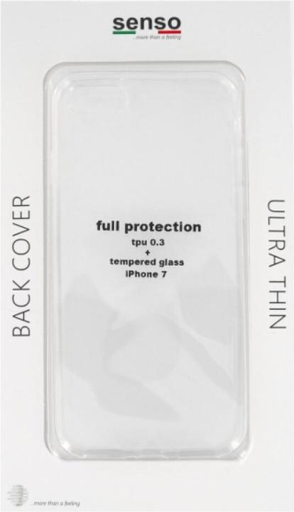 Produktbild Senso Back Cover+gehärtetes Glas für iPhone 7 (Apple iPhone 7)