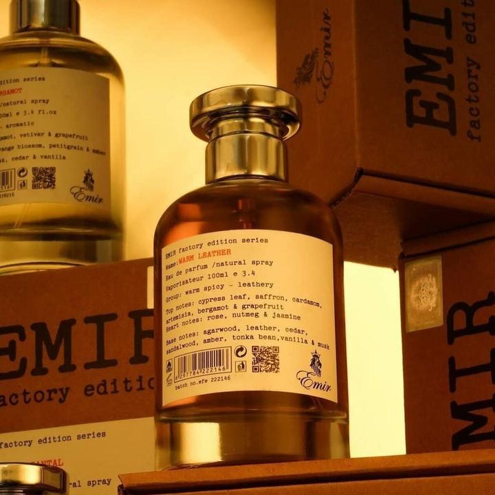 Actual product image Emir Warm Leather Factory Edition Edp 100 ml (Eau de parfum, 100 ml)