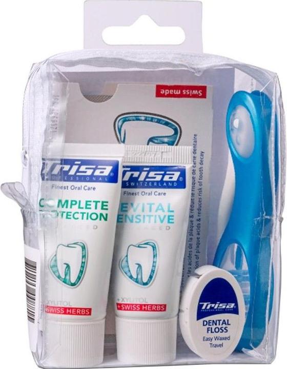 Trisa Travel Set 4-teilig (1 ml, Mundspülung)