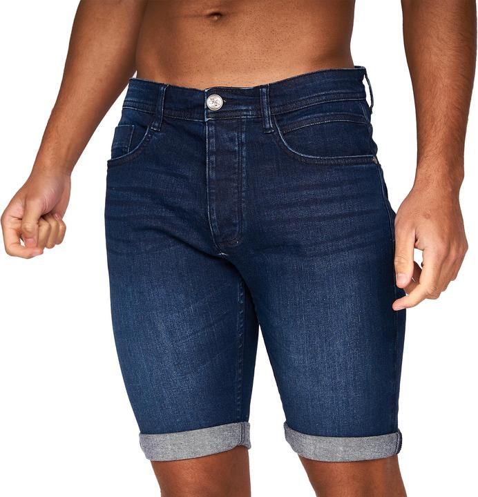 Crosshatch Mens Tadcaster Denim Shorts (34)