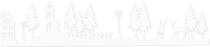Produktbild VBS Papier-Silhouette "Winterlandschaft"