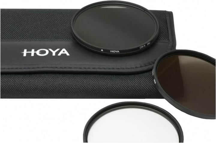 Produktbild Hoya Digital Filter Kit II (UV, CIR-PL & ND8) Filterset (58 mm, ND- / Graufilter, UV-Filter, Polarisationsfilter, 58 mm)
