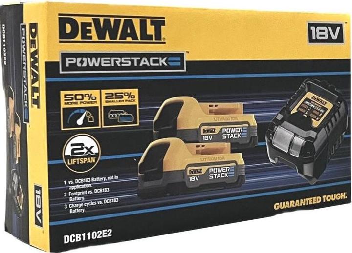 Actual product image DeWalt DCB1102E2-QW (18 V)