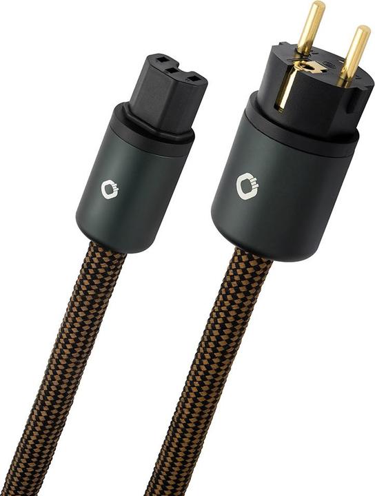 Actual product image Oehlbach XXL Powercord 300 3.00m, sepia brown (3 m)
