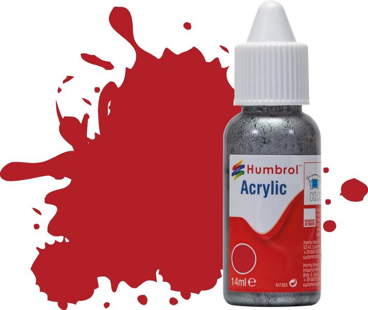 Actual product image Humbrol No 153 Insignia Red Matt