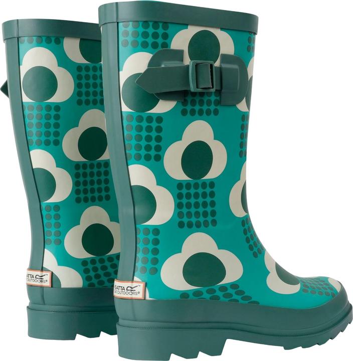 Actual product image Regatta Womens/Ladies Orla Kiely Rain Cloud Mid Calf Wellington Boots (37)
