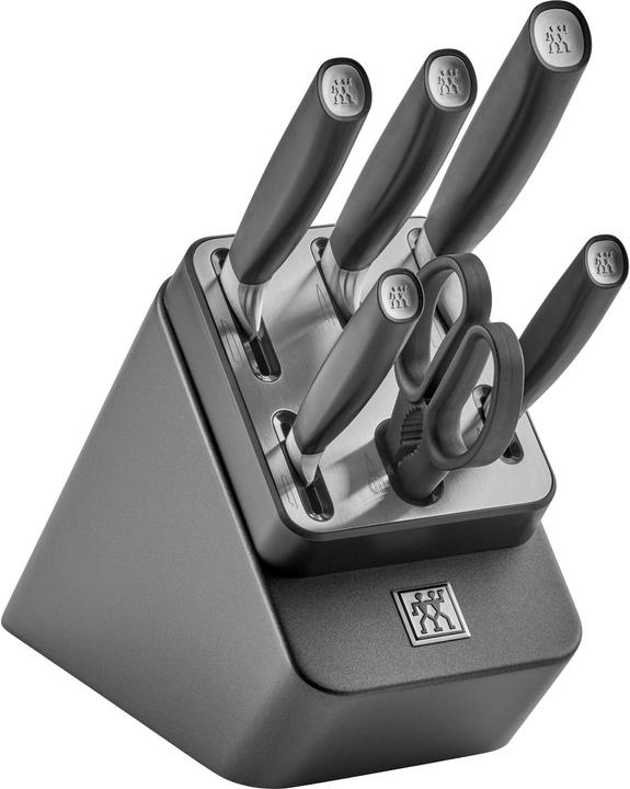 Zwilling Ceppo di coltelli autoaffilanti All Star da 7 pezzi, argento