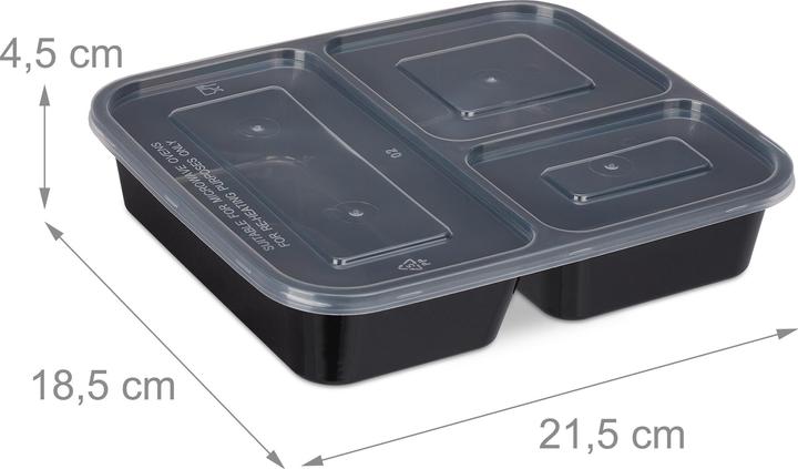 Produktbild Relaxdays 24x Mealprepbox
