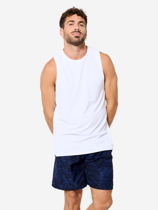 Domyos Tank Top Herren Rundhals - weiss (XL)