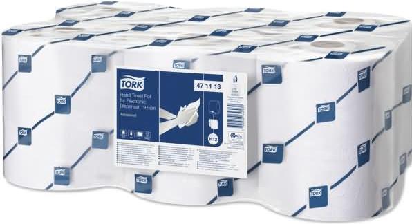 Image du produit Tork Håndklaedeark Advanced H12 2-lag hvid 471113 enMotion 6rl - (6 ruller pr. karton) (6 x)