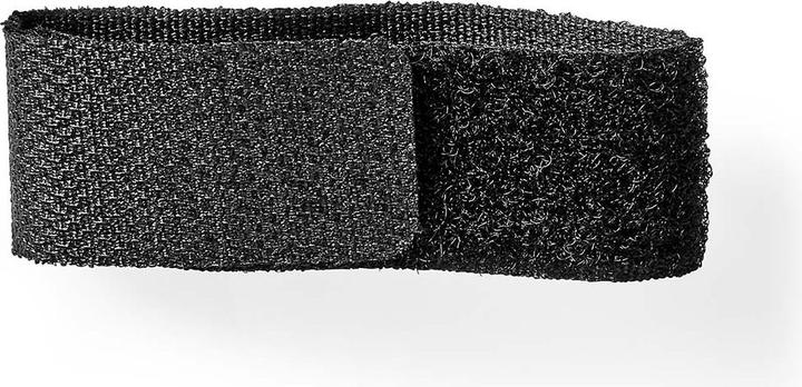 Image du produit Nedis Gestion des câbles Clip de câble Verrouillé 6 pièces Nylon Noir 175 mm Noir (Serre-câbles velcro, 175 mm, 1 pcs)