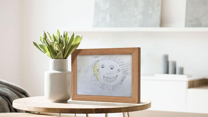 Actual product image Jamu Picture frame for children's drawings (A6)