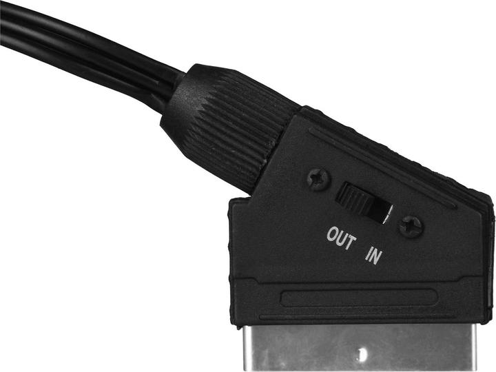 Actual product image Savio CL-133 SCART Cable SCART (21-pin) 3 x RCA Multicolor (2 m)