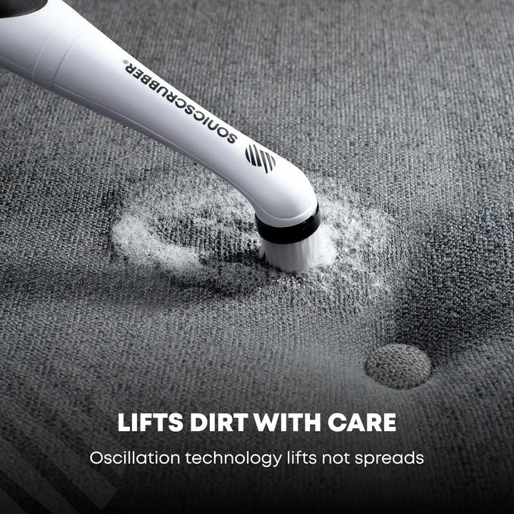 Actual product image Plutoos electric Sonic Scrubber -Combination package - High-performance motor - Includes 4 brush heads - (1 pcs.)