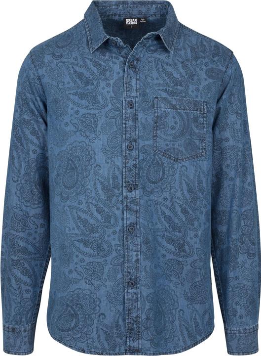 Immagine prodotto Urban Classics Camicia di jeans stampata Paisley (S)