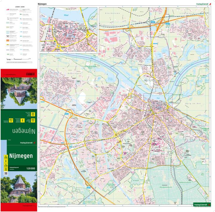 Actual product image Nijmegen, city map 1:20.000, freytag &