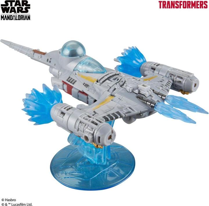 Produktbild Hasbro Star Wars x Transformers Actionfigur The Mandalorian / N-1 Starfighter 19 cm