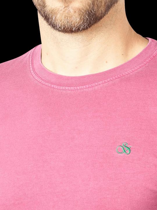 Actual product image Scotch & Soda Regular Fit T-Shirt Short Sleeve Bordeaux (S)