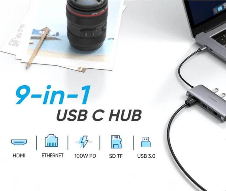 Immagine prodotto Ugreen 9 in 1 Hub (USB-C, 9 Porti)