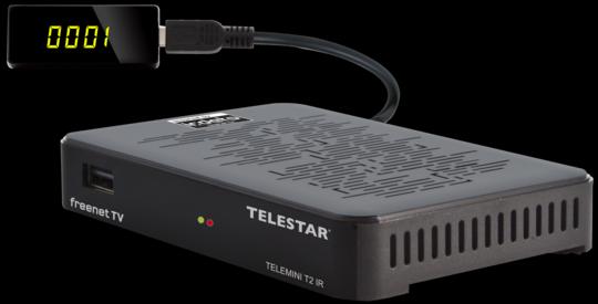 Immagine prodotto Telestar Telemini T2 IR incl. 3 mesi di freenet TV (DVB-T2, DVB-C)
