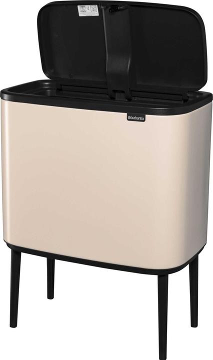 Immagine prodotto Brabantia Cestino per il riciclaggio Bo Touch Bin 11 l/23 l, Beige chiaro (34 l)