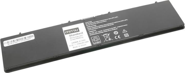 Produktbild Mitsu Akku für Dell Latitude E7440 3100 mAh (34 Wh) 11 1 - 10 8 Volt (3 Zellen, 3400 mAh)