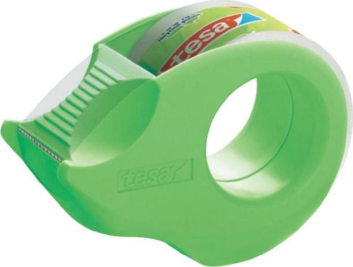 Actual product image tesa tesafilm ECO & CLEAR with mini dispenser, solvent-free and non-ageing