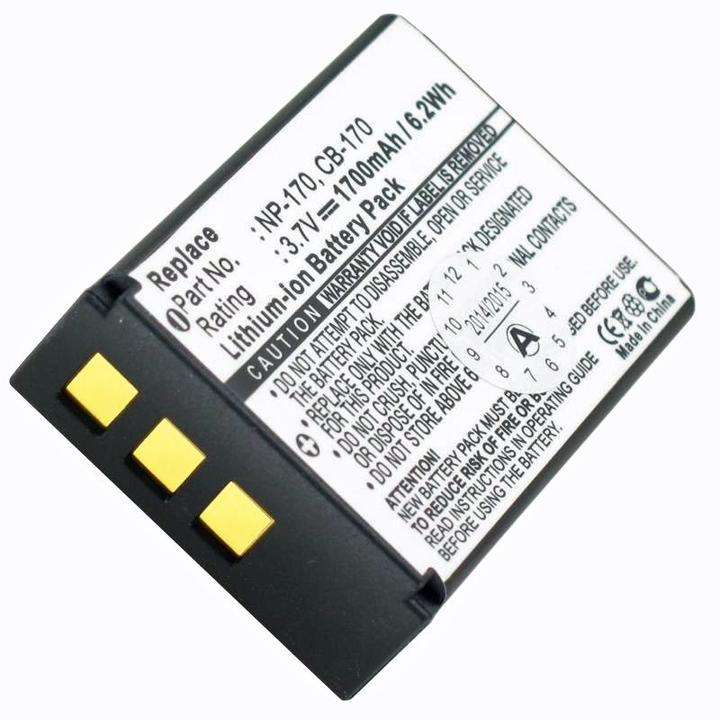 Immagine prodotto AccuCell Akku Aiptek CB-170, NP-170, 084-07042L-062 (Batteria della fotocamera)