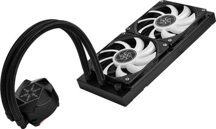 Produktbild Silverstone SST-VD240W-SLIM - High Performance slim All-In-One Liquid Cooler, Dual Adjustable 120mm