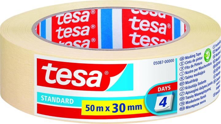 Produktbild tesa 4042448238344 Standard, Durchsichtig, 50 m x 30 mm (30 mm)