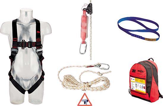Actual product image 3M Roofer fall protection set (Safety harness, 140 kg)