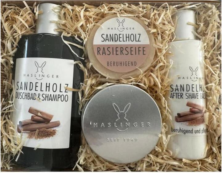 Immagine prodotto Haslinger Confezione regalo al sandalo 4 pezzi 2 pezzi (Set per la cura del corpo)