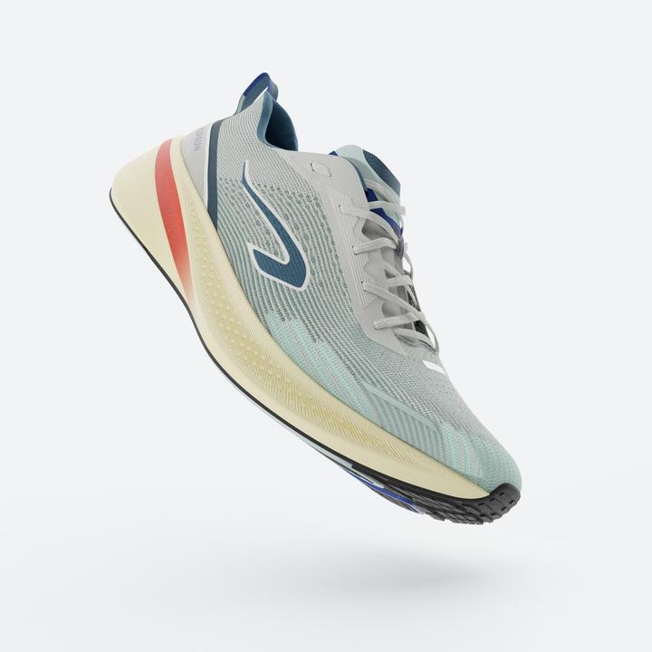 Actual product image Kiprun Laufschuhe Herren - Cushion 500 weiss/beige (43)