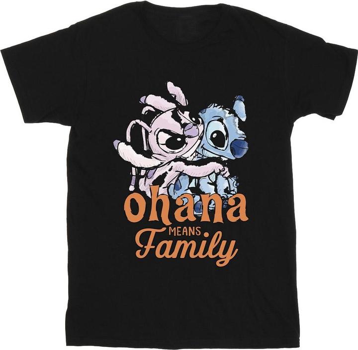 Disney Lilo And Stitch Ohana Angel Hug TShirt