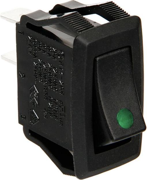 Lampa Schalter mit LED - 12/24V - Grün
