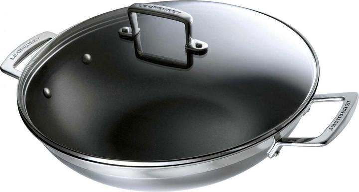 Produktbild Le Creuset Wok (30 cm, Wok Pfanne, Edelstahl)