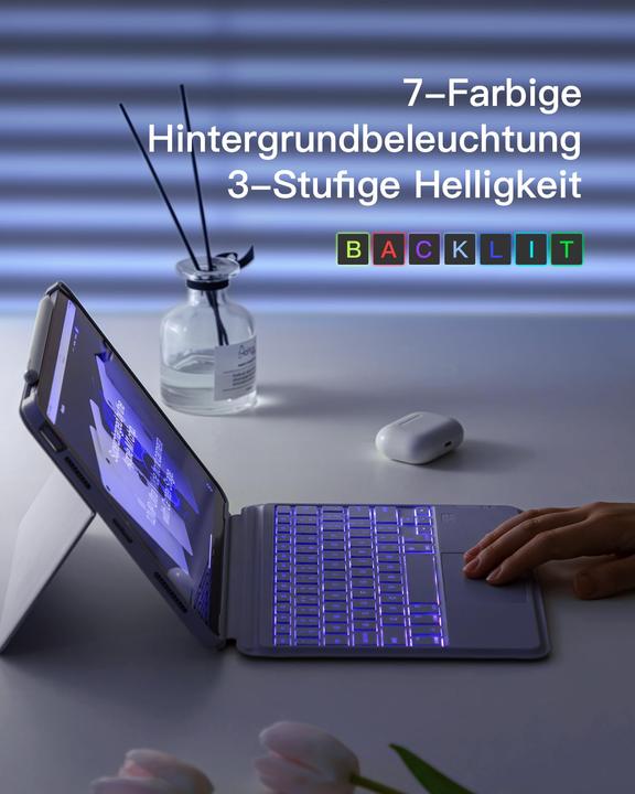 Actual product image Inateck Keyboard iPad 04111 purple (KB04111 purple) (DE, IPad Pro 11)