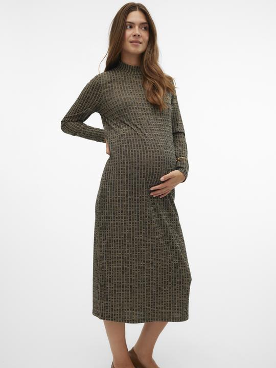 Produktbild Mamalicious Normal geschnitten Hoch geschlossen Midikleid Kleid (L)