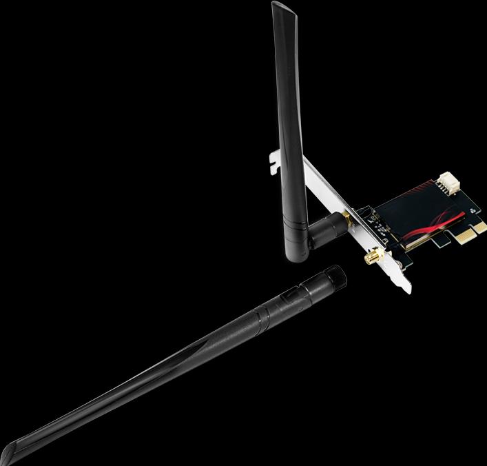 Produktbild LogiLink PCI-Express Karte, WI-FI 6E &, BT5.0 (PCI-E x1)