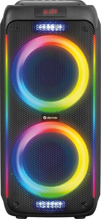 Actual product image Denver BPS-458 BT Party Speaker black (4 h, Battery operated)