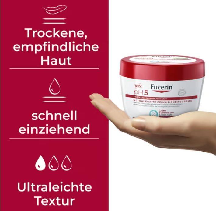 Image du produit Eucerin Light gel cream pH5 (Crème gel légère) 350 ml (Crème pour le corps, 350 ml)