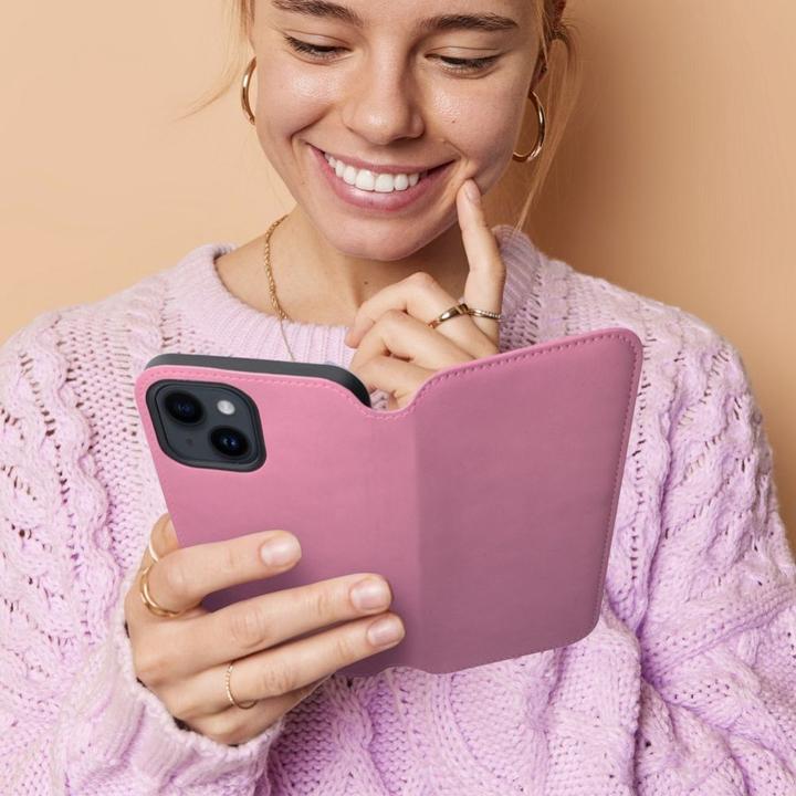 Immagine prodotto OEM Book case DUAL POCKET Book case for XIAOMI Redmi Note 14 5G light pink (Xiaomi Redmi Note 14 5G)