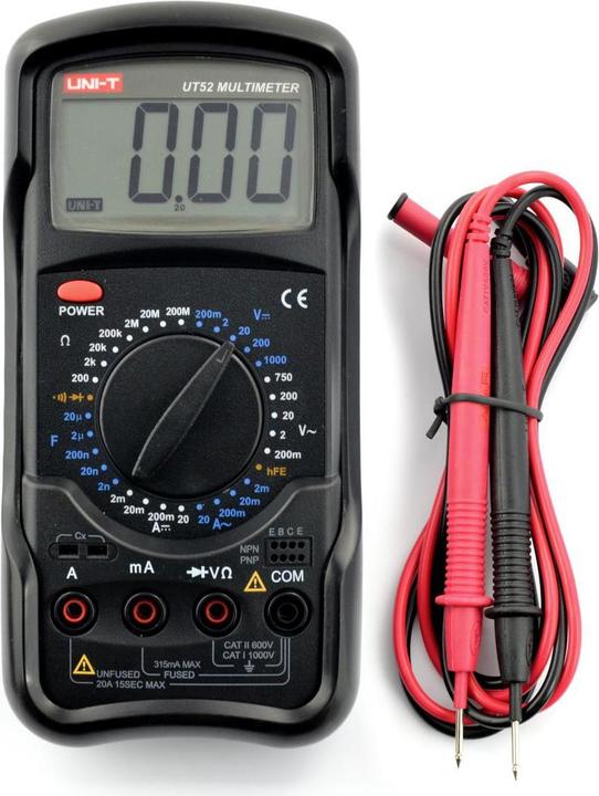 Actual product image Uni-T Universal multimeter UT52