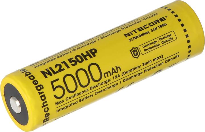 Actual product image Nitecore Li-Ion Akku Typ 21700 - 5000mAh - NL2150HP
